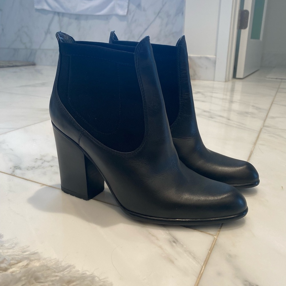 Black Stuart Weitzman booties